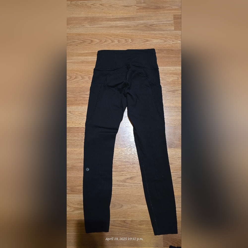 Lululemon Black High-Waisted Leggings - Picture 2 of 2